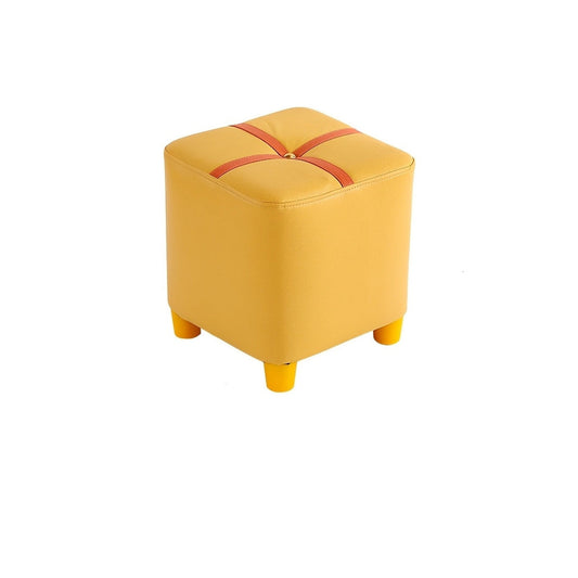 Pouf Cubo Imbottito - Giallo 28×28×30 cm