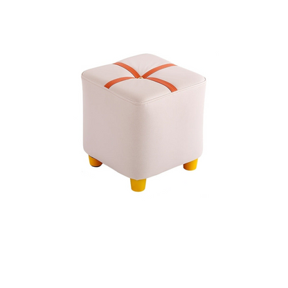 Pouf Cubo Imbottito - Bianco 28×28×30 cm