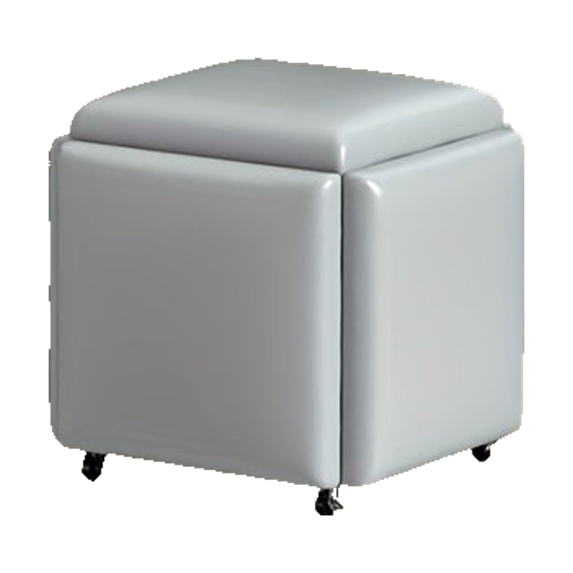 Sgabello Cubo 5-in-1 - Grigio