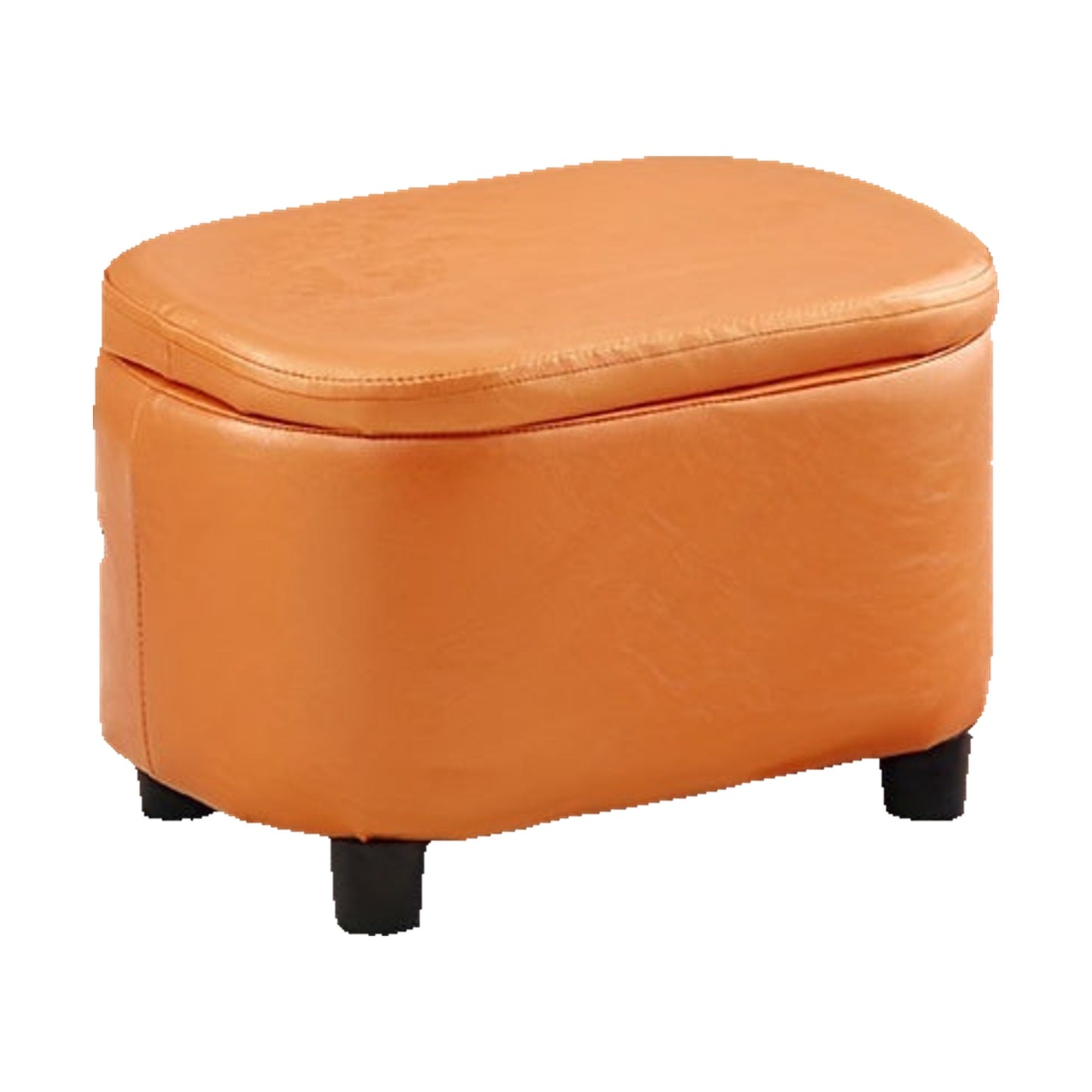 Sgabello Contenitore - Arancione 40×28×27 cm