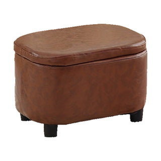 Sgabello Contenitore - Marrone 40×28×27 cm