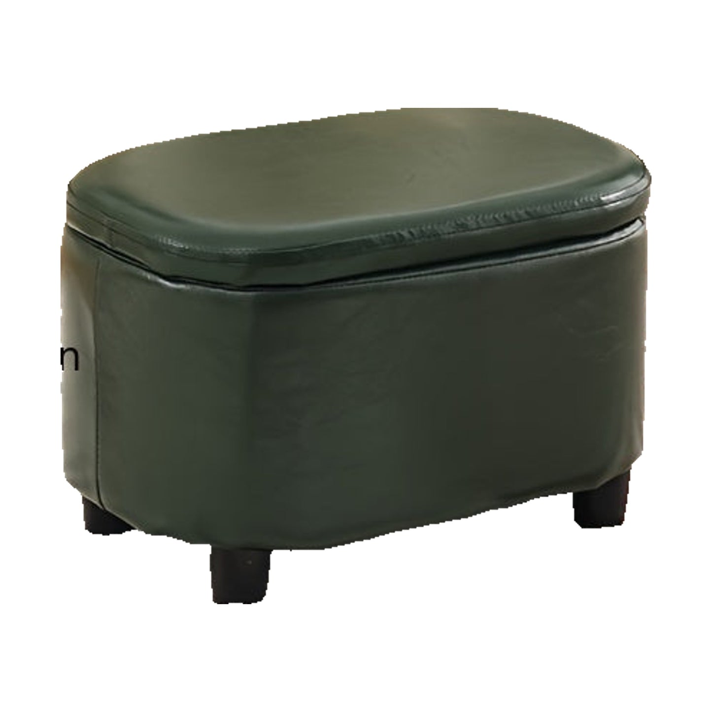Sgabello Contenitore - Verde Scuro 40×28×27 cm