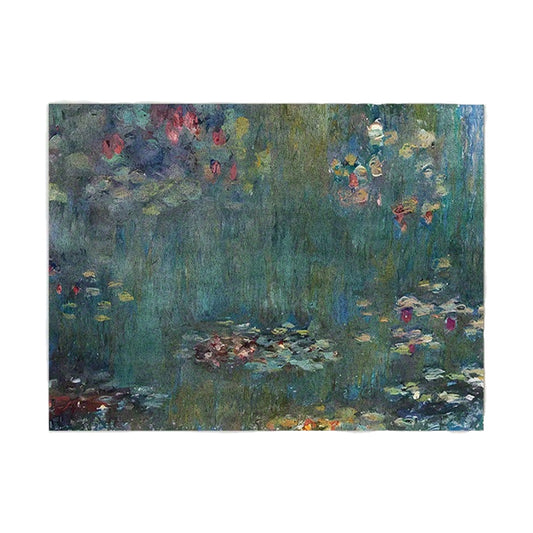 Tappeto Ninfee di Monet - 40x60 cm - 50x80 cm - 60x90 cm - 80x120 cm - 100x160 cm - 120x160 cm