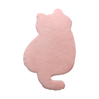 Tappeto Moderno a Forma di Gatto - Rosa - 45x70 cm - 60x85 cm