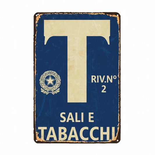 Targa in Metallo Vintage - 20x30 cm