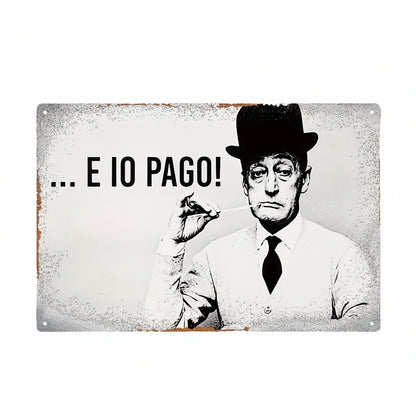Targa in Metallo Vintage 20x30 cm