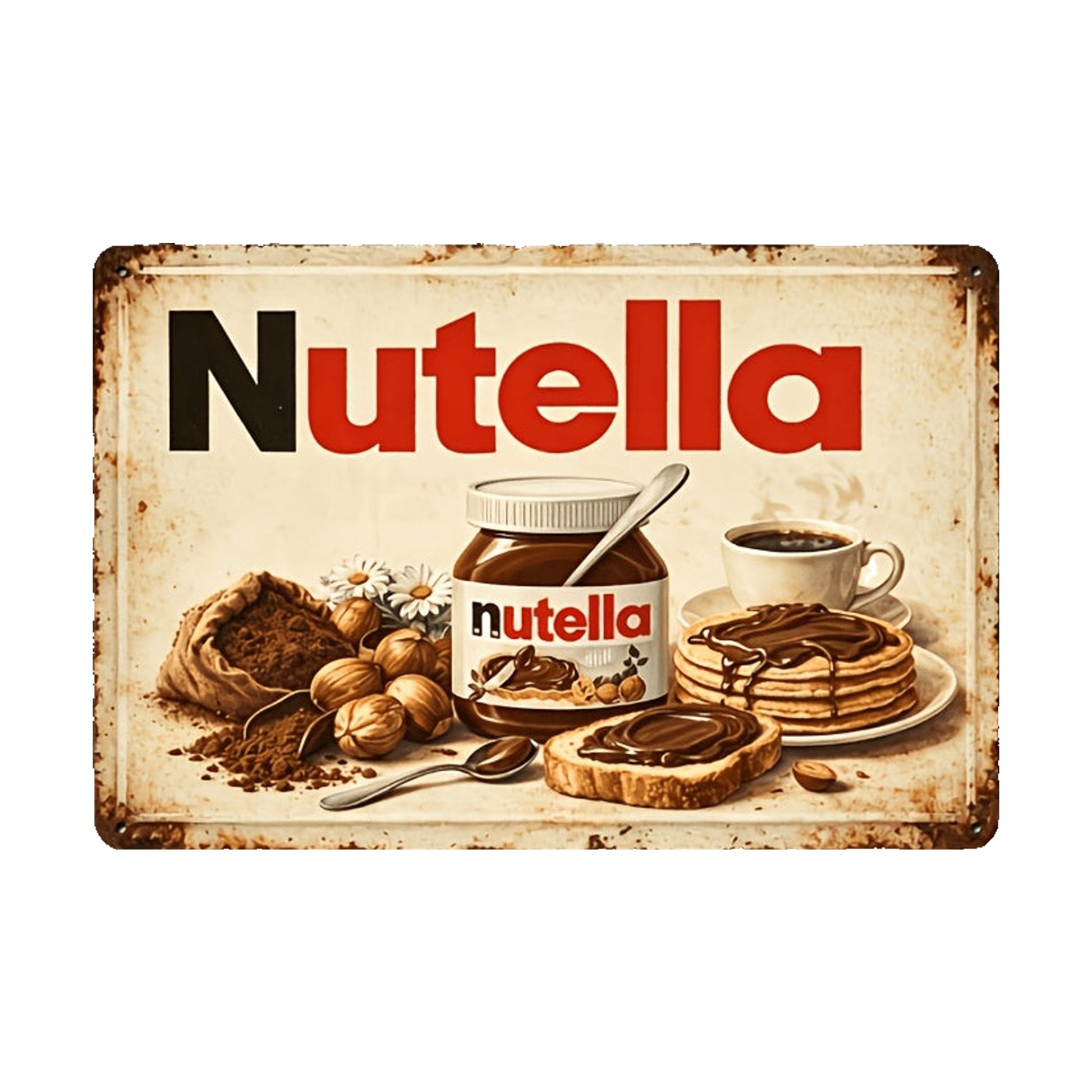 Targa Decorativa in Metallo - 20x30 cm