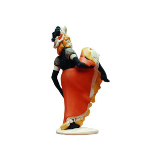 Toulose Lautrec - Jane Avril - h 17 cm - Scultura 3D - Fatta e Dipinta a Mano
