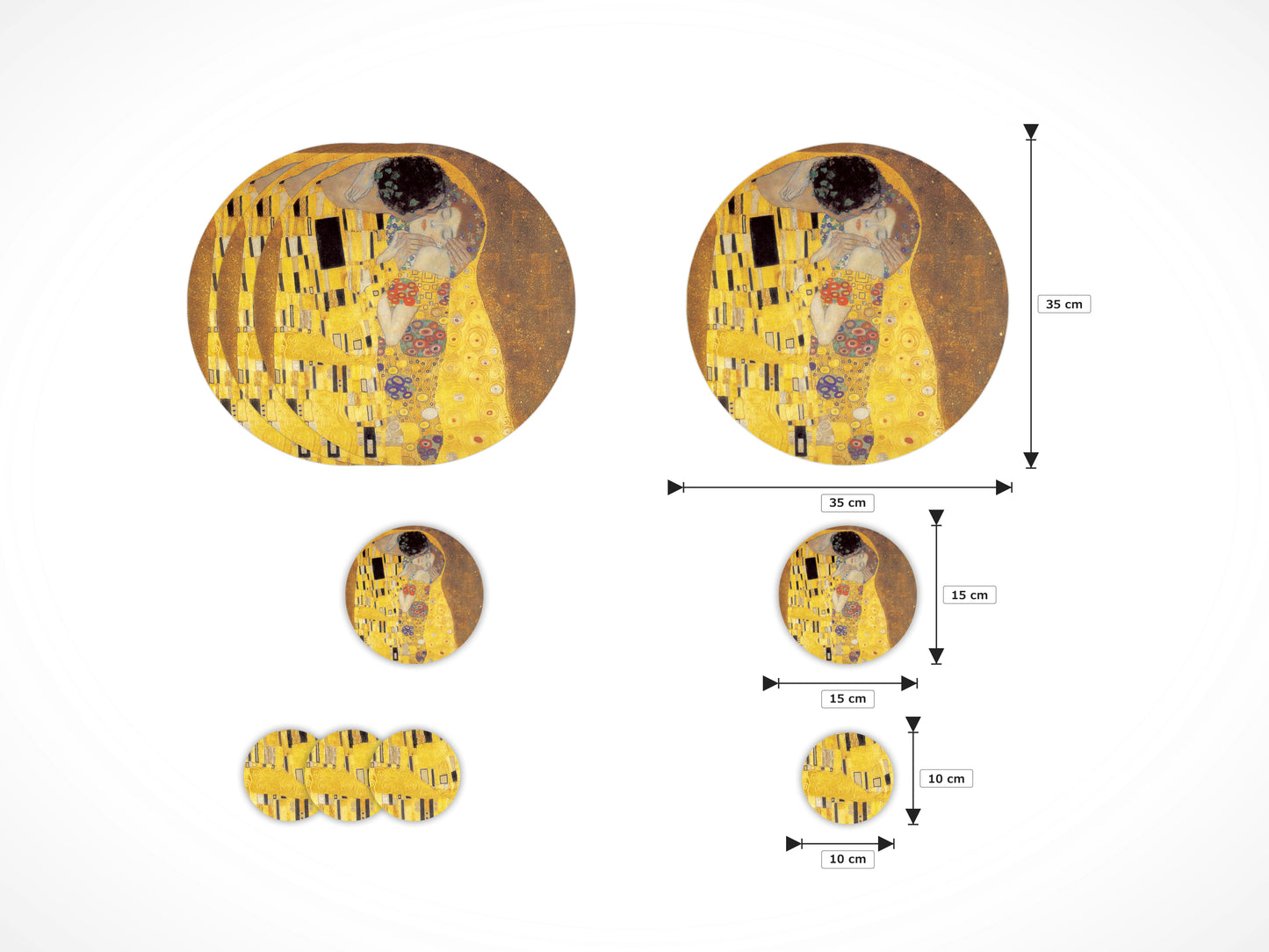 Set Tavola Klimt