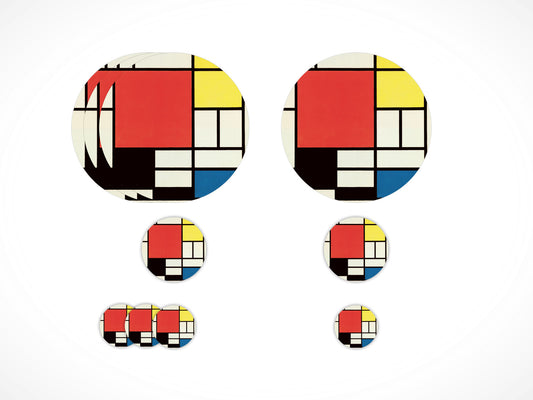 Set Tavola Completo · Piet Mondrian