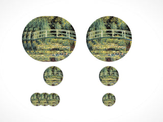 Set da 10 pezzi Tavola Completo · Ø35/15/10 cm · Ponte giapponese · Claude Monet