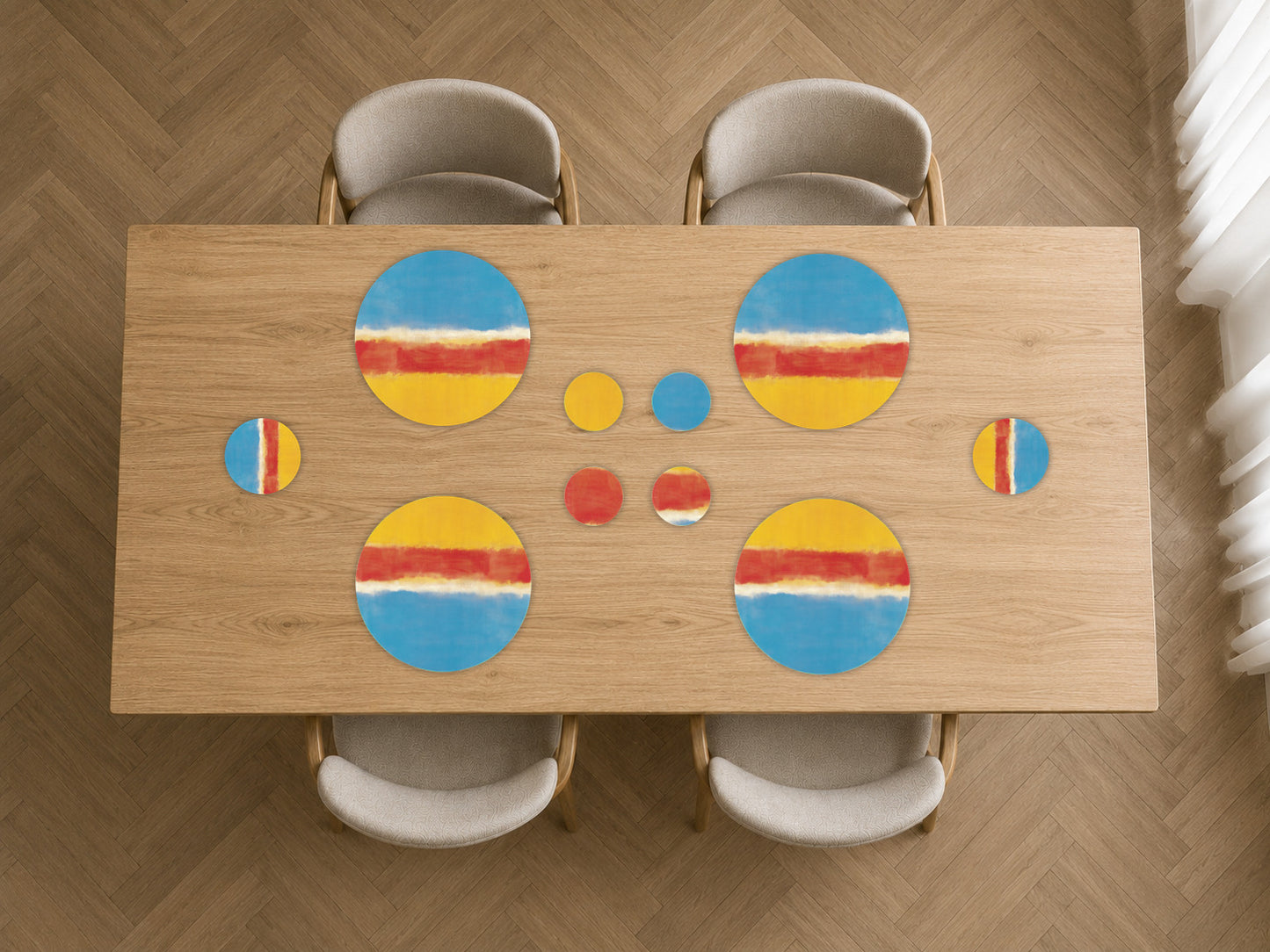 Set Tavola Astratto