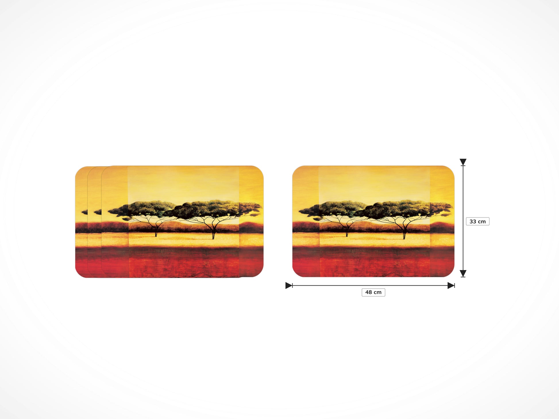 Set 4 Tovagliette 48×33 cm · Kenya - Emmerich