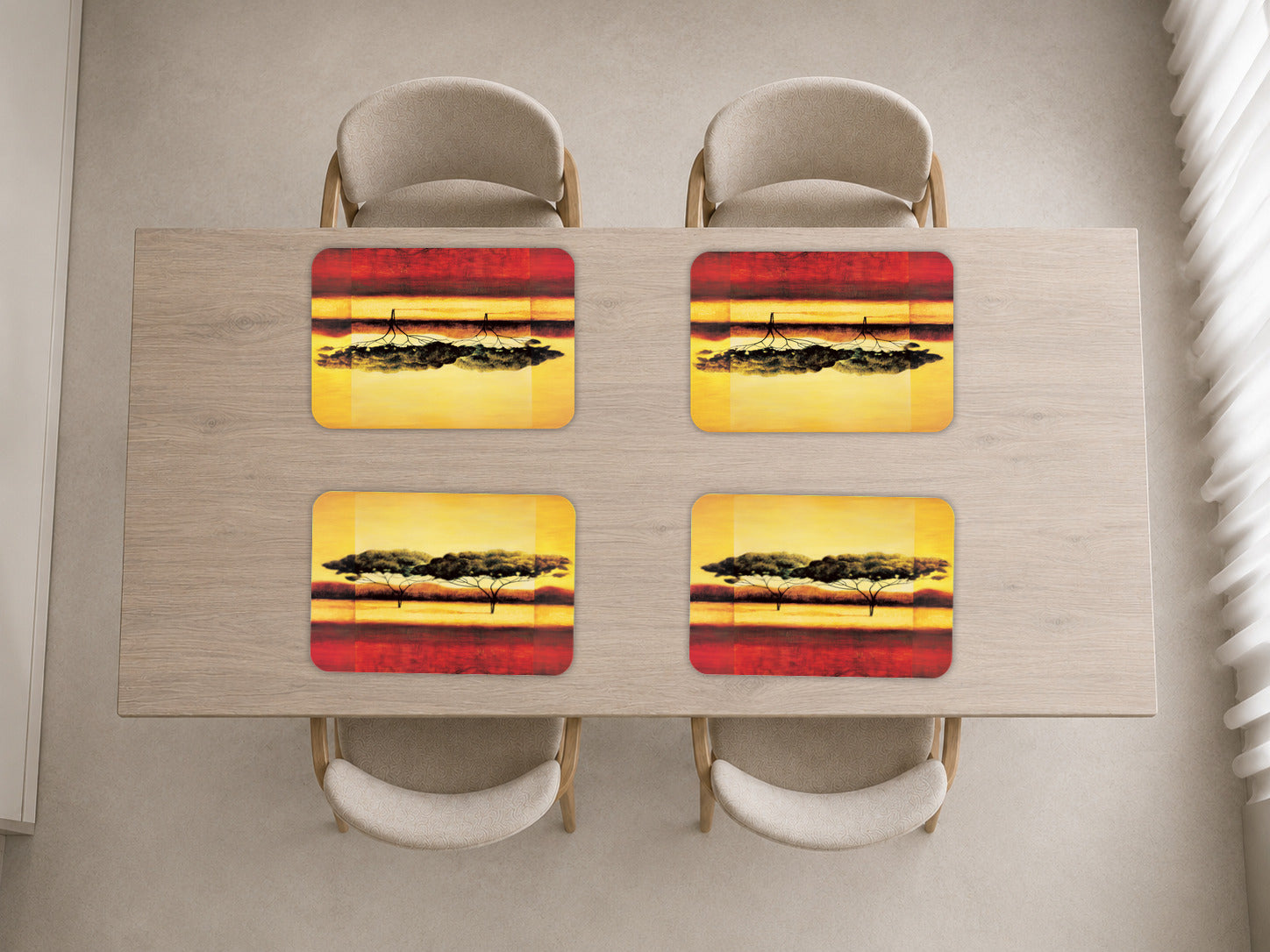 Set 4 Tovagliette 48×33 cm · Kenya - Emmerich