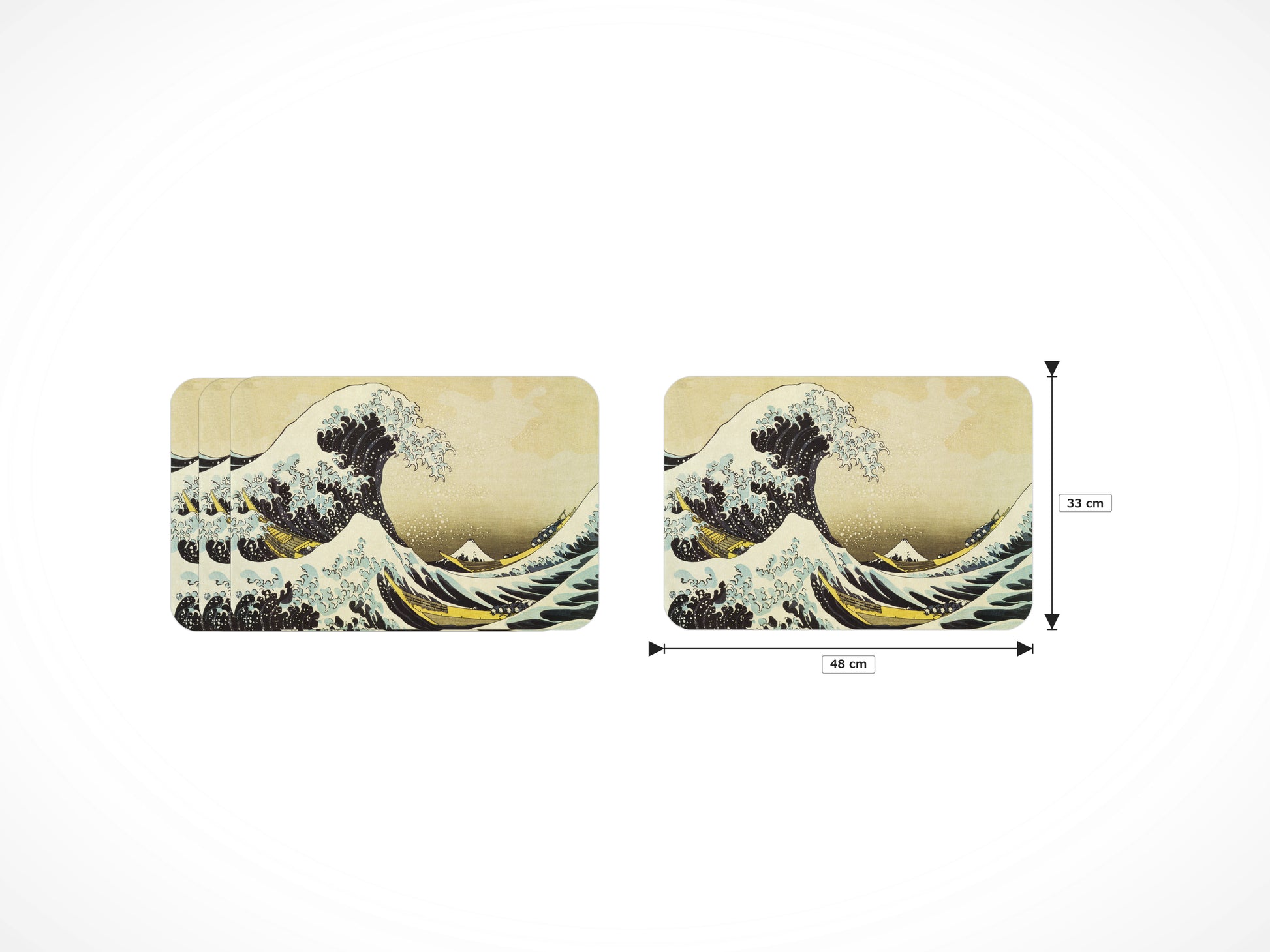 Tovaglietta Hokusai