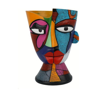 Vaso artistico in ceramica 13,5x20 cm