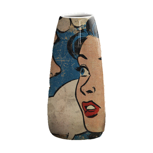 Vaso design Lichtenstein 8x20 cm