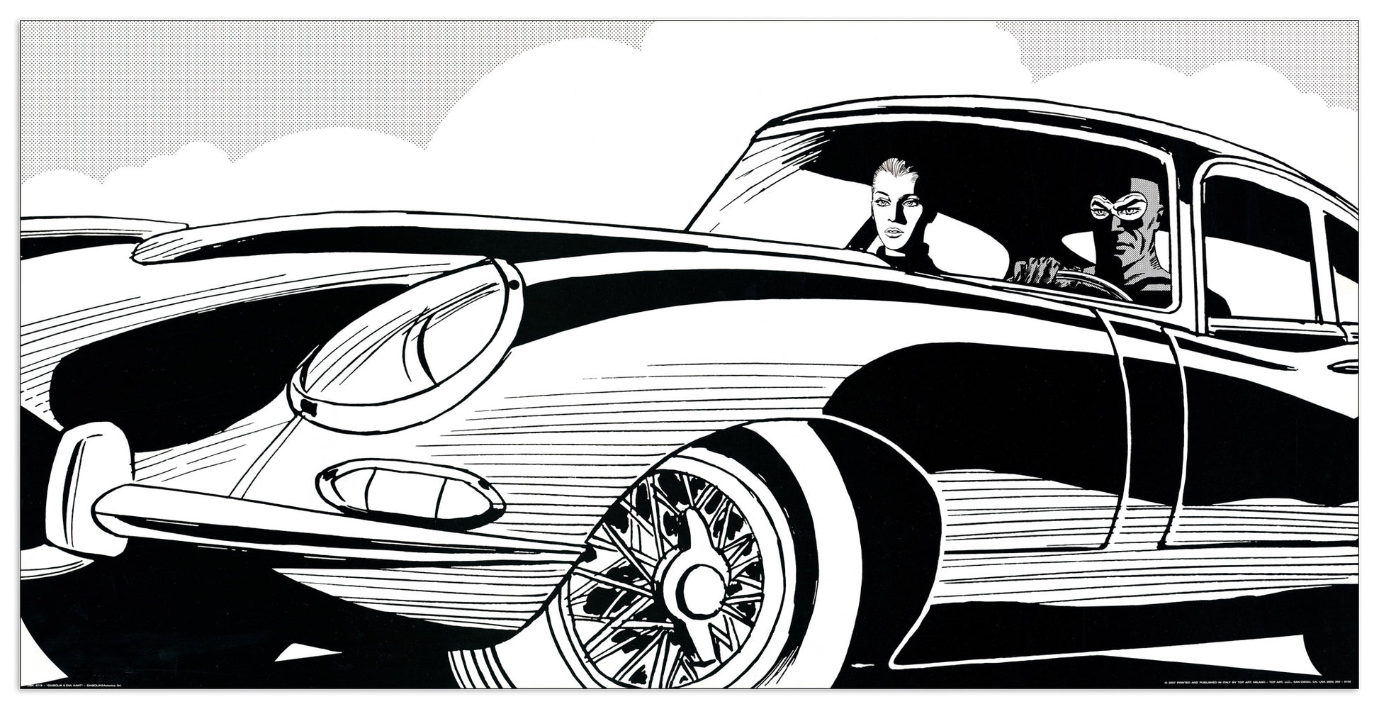 Diabolik & Eva Kant cm 100x50