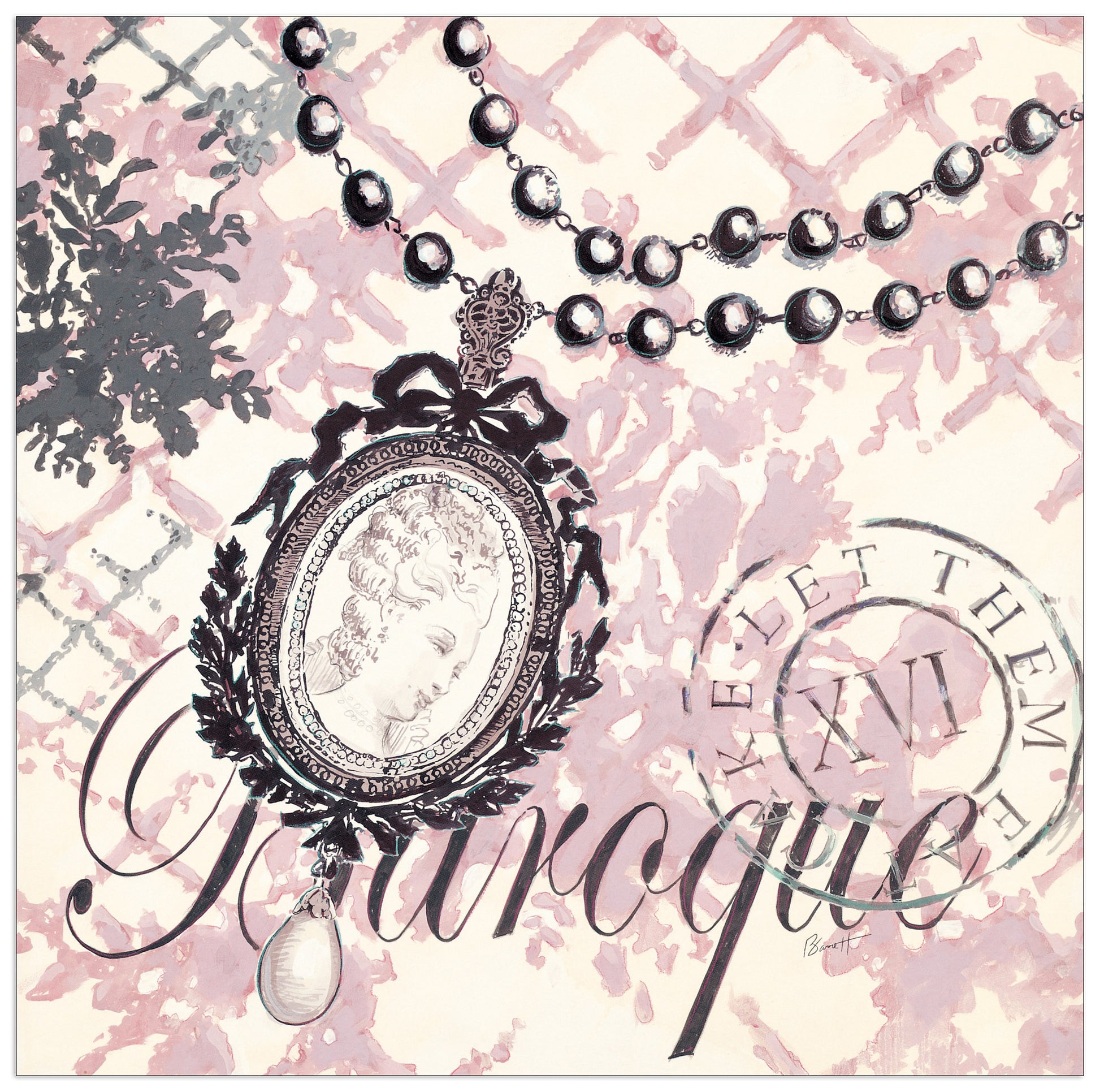 Baroque Bling cm 30x30