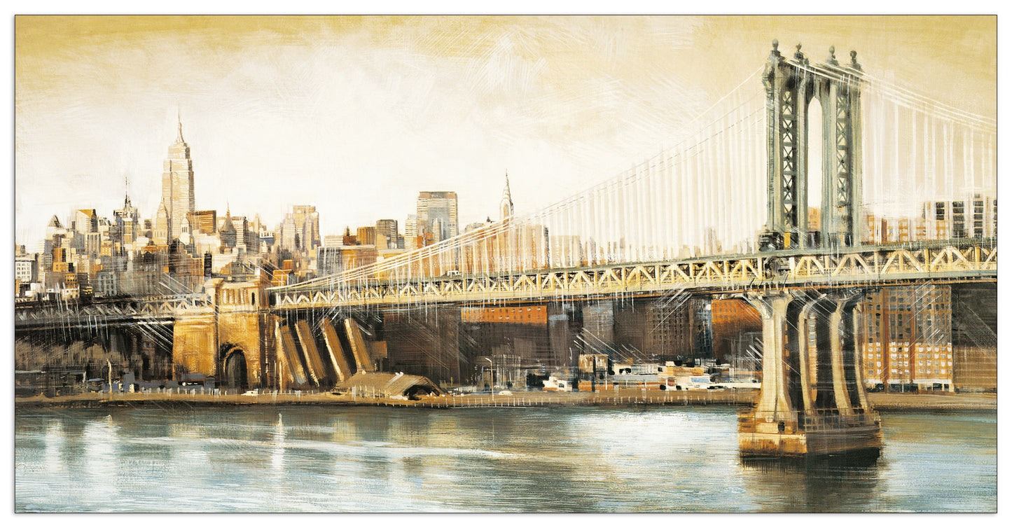 Manhattan Bridge View cm 138x70