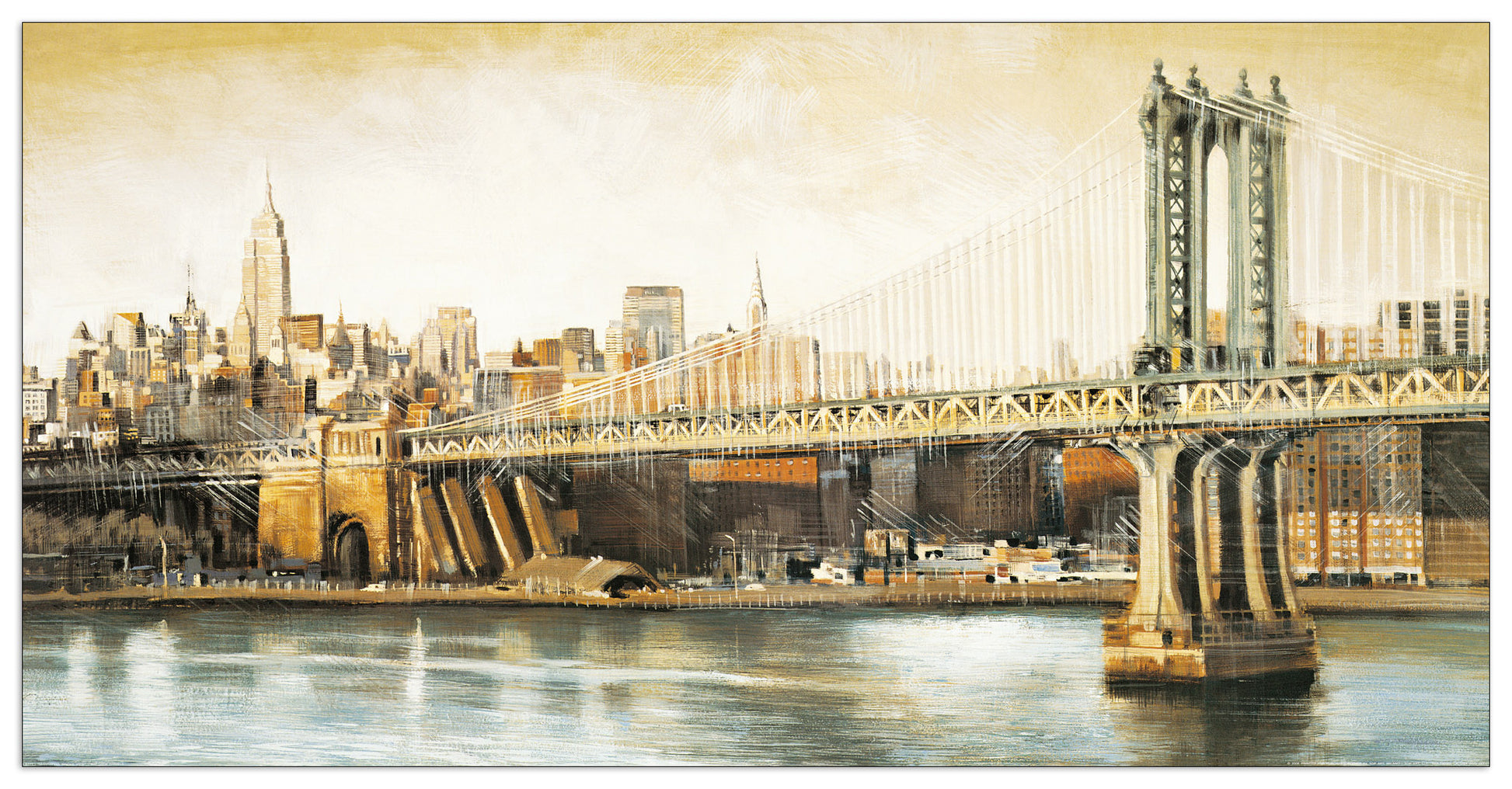 Manhattan Bridge View cm 138x70
