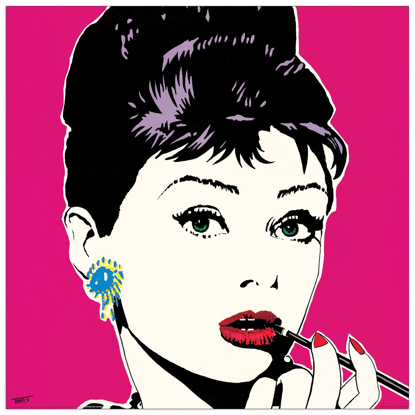Lips I cm 70x70