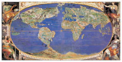 Mappamondo cm 100x49