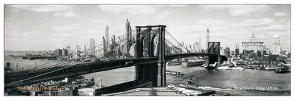 The Brooklyn Bridge, NYC, 1938 cm 138x45