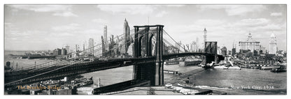 The Brooklyn Bridge, NYC, 1938 cm 100x33