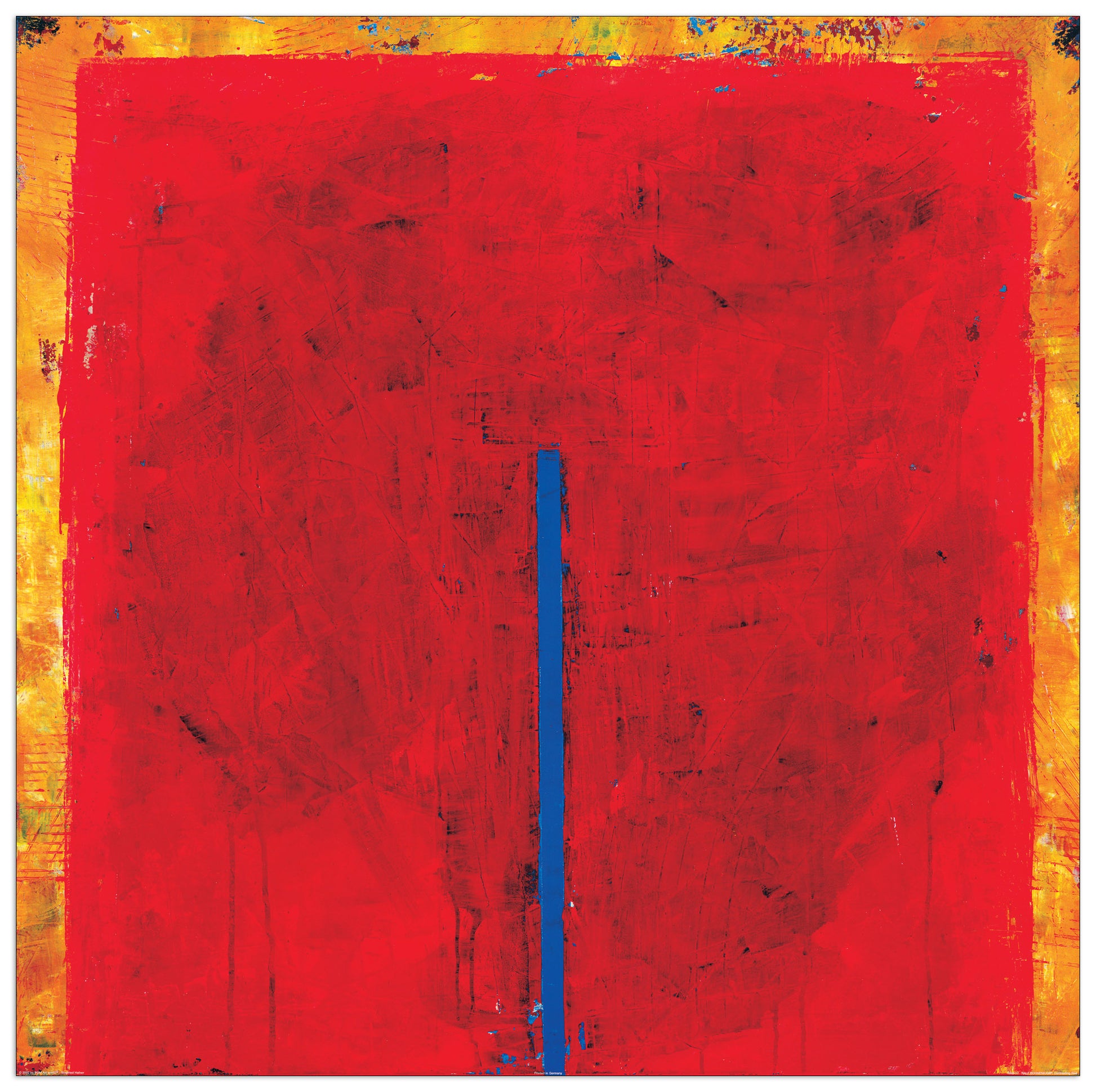 Contrasting Red cm 98x98