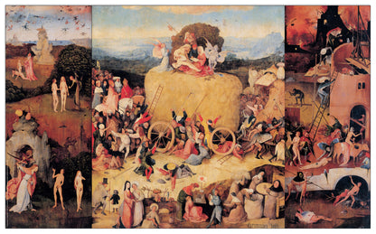 Trittico del Carro di fieno cm 116x71