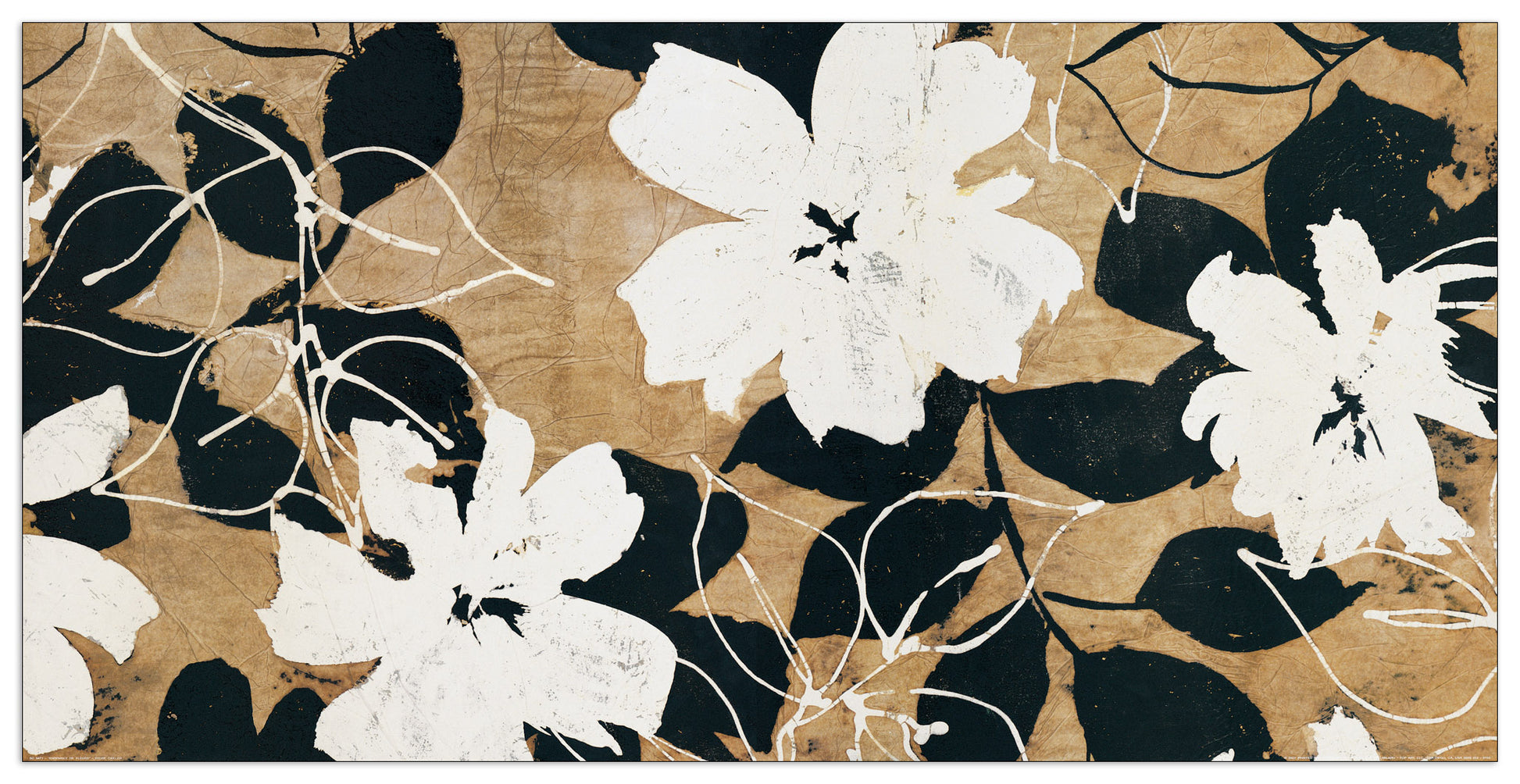 Ensemble de Fleurs cm 100x50