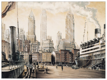 To the Chrysler Building cm 80x60