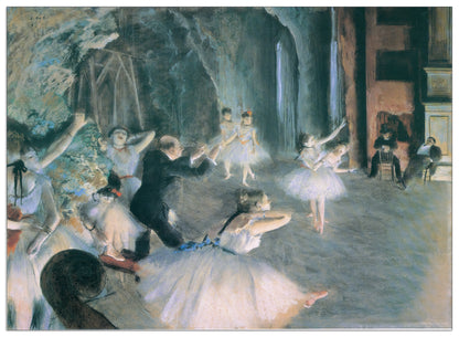 The Rehearsal on Stage cm 140x101