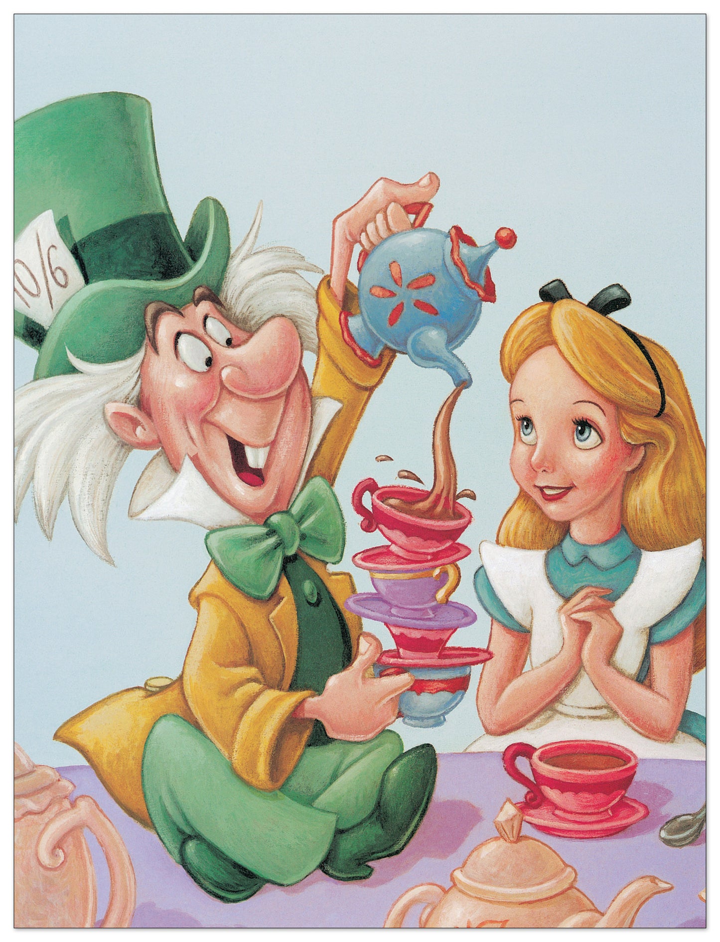 Alice and the Mad Hatter - Celebration in Wonderland cm 20x26