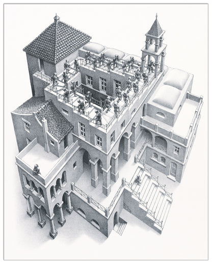 Ascending and Descending, 1960 cm 41x52