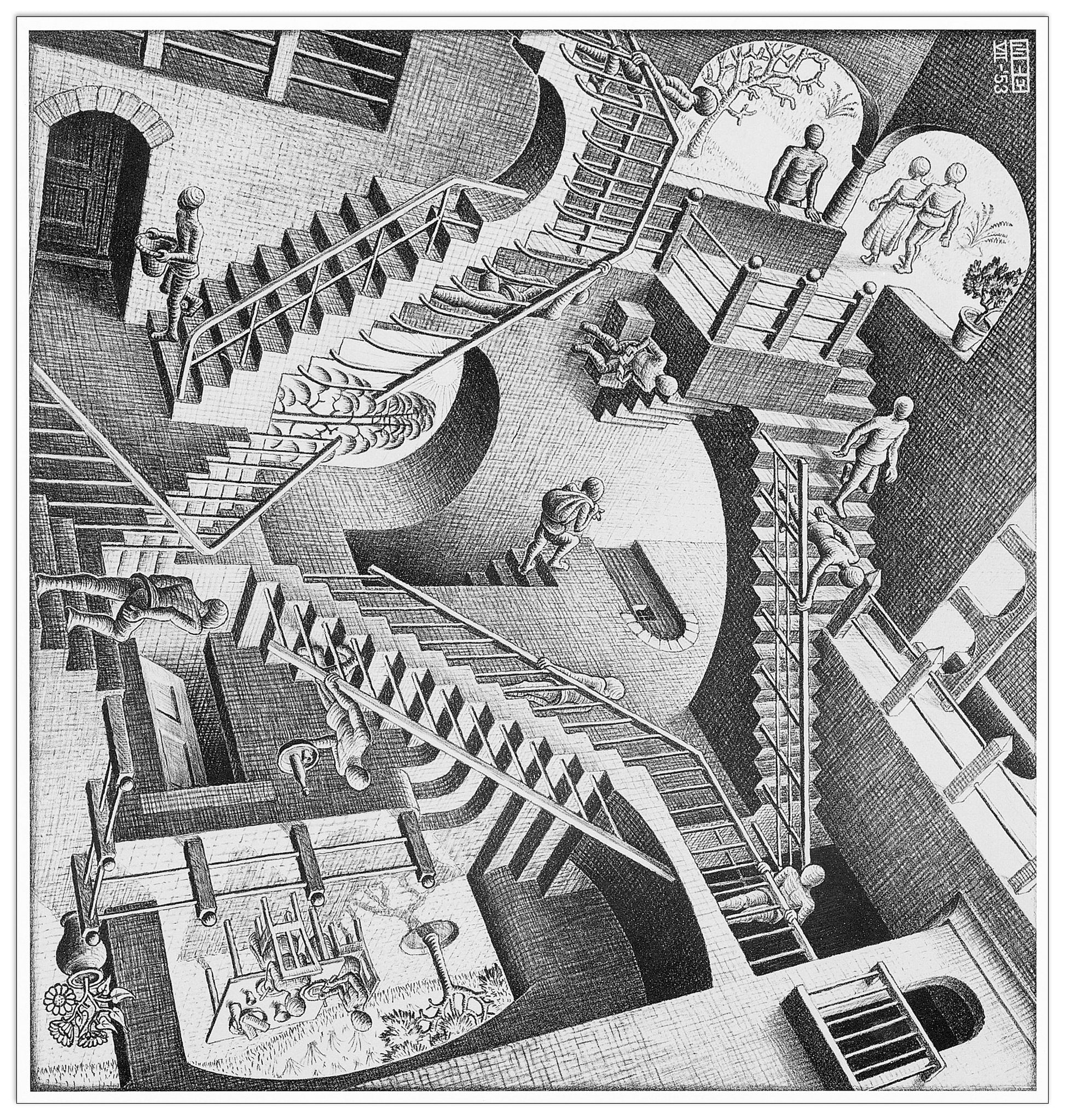 Relativity, 1953 cm 43x40