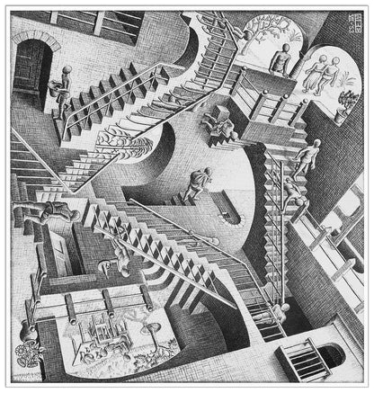 Relativity, 1953 cm 43x40