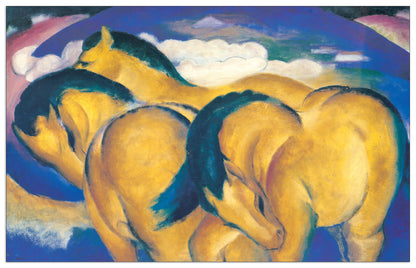 Little Yellow Horses cm 140x89