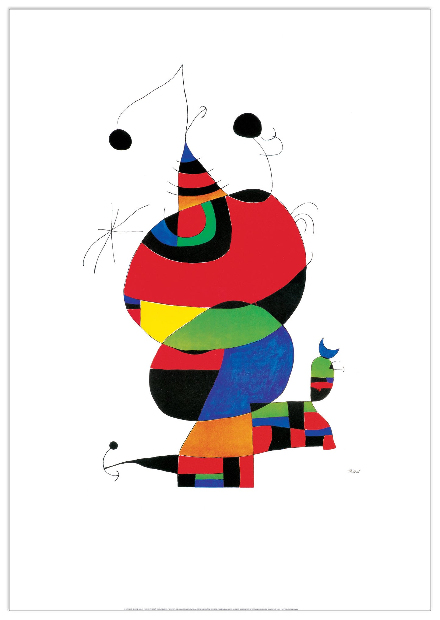 Hommage An Picasso cm 70x100