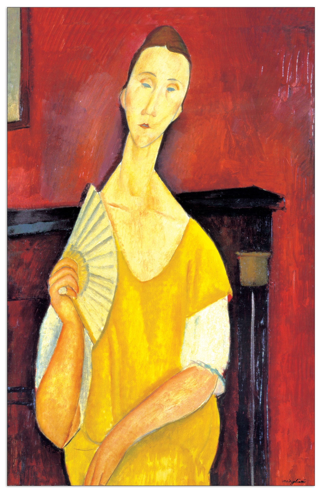 Woman With A Fan cm 90x140