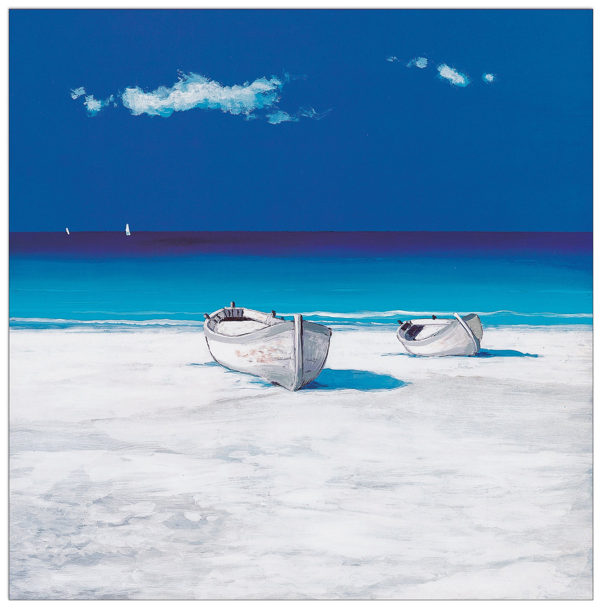 Barche Nel Blu cm 40x40