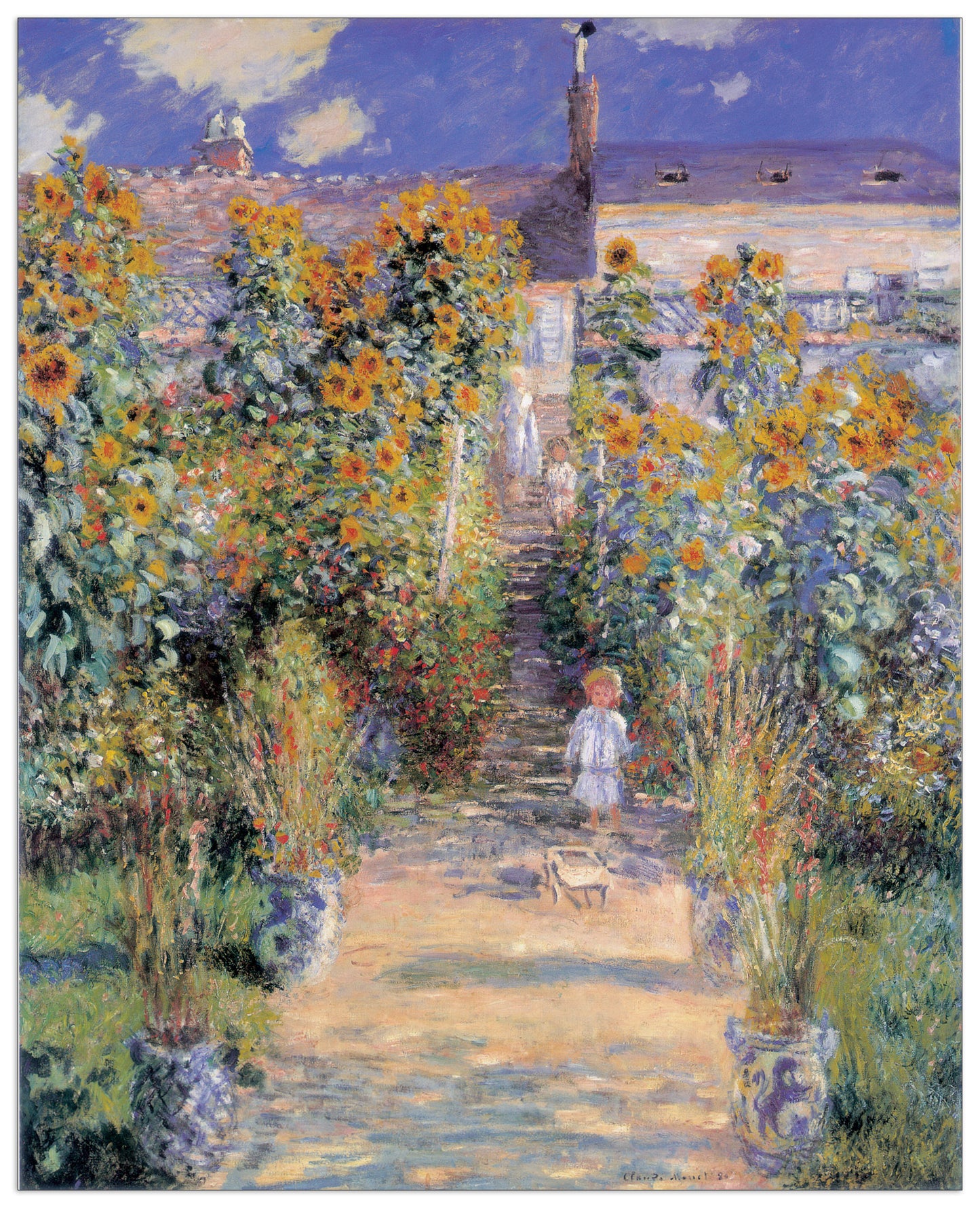 Artist Garden At Ventheuil cm 81x100