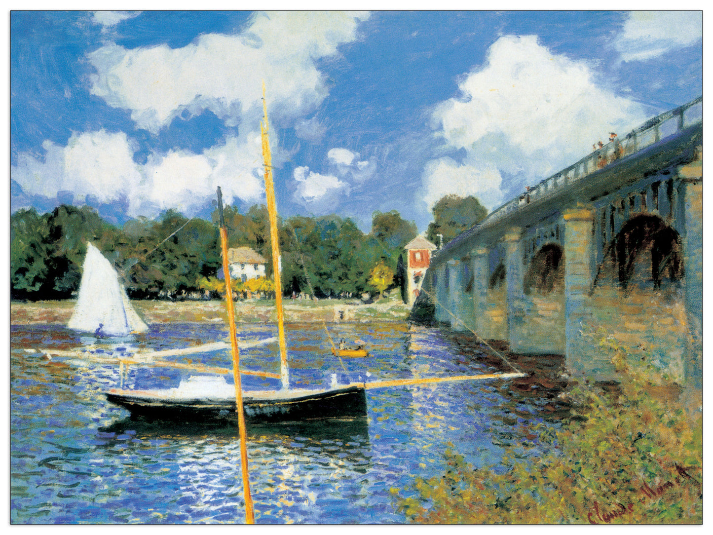 Bridge At Argenteuil cm 140x104