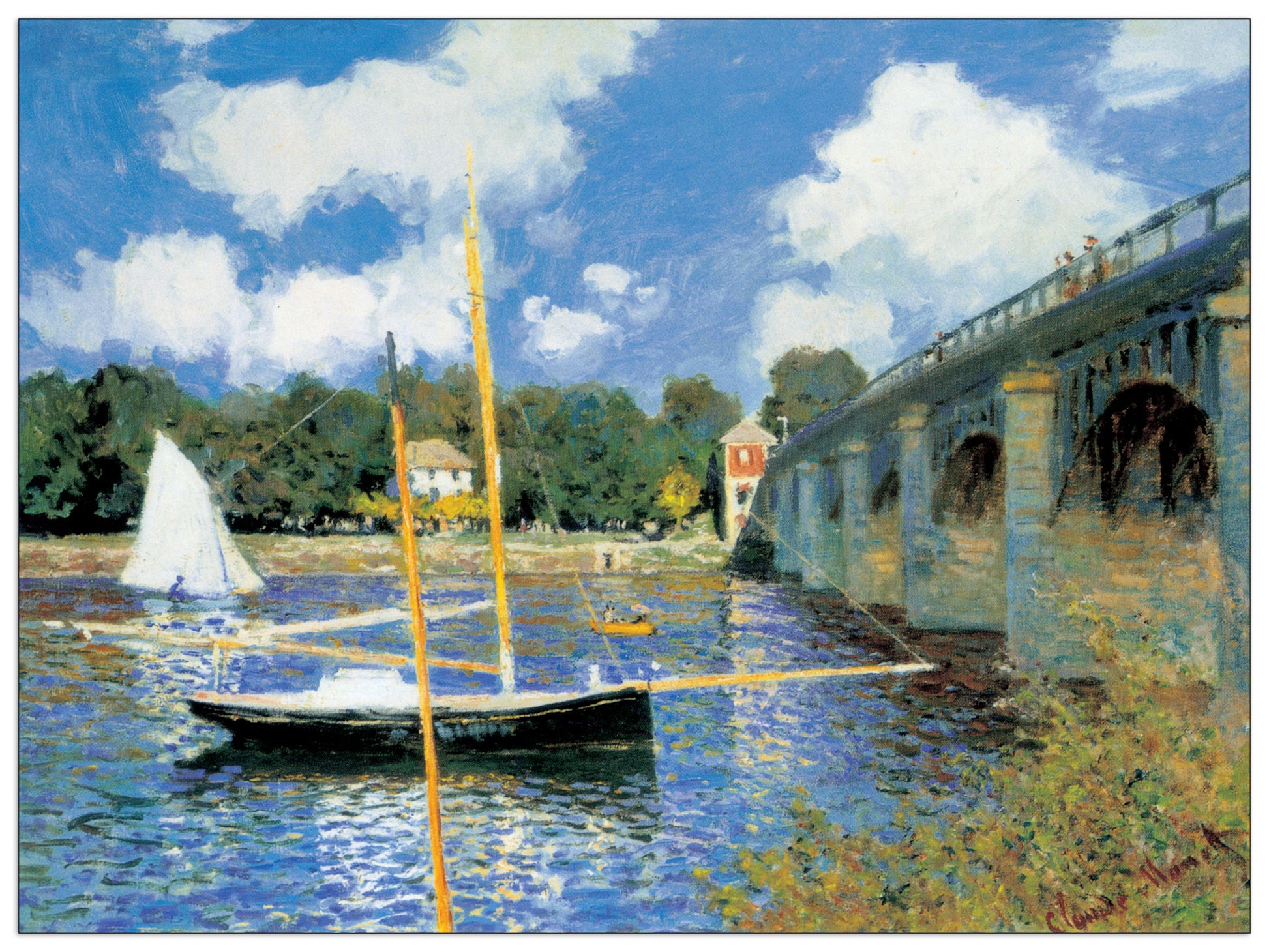 Bridge At Argenteuil cm 100x74