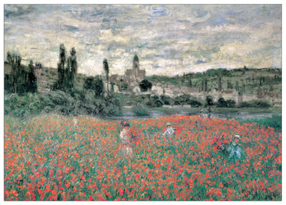 Champs De Coquelicots Press De Ventheuil cm 140x100