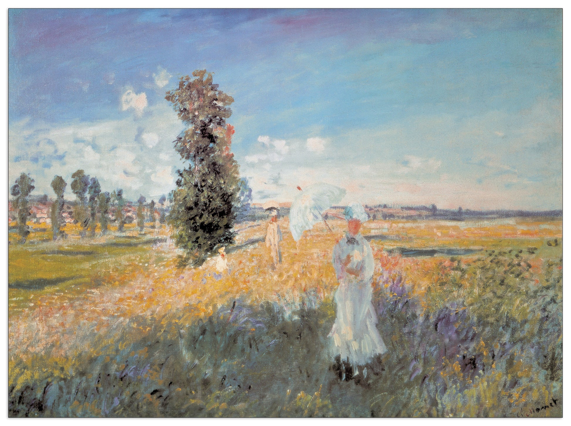 Felder In Fruhling cm 100x74