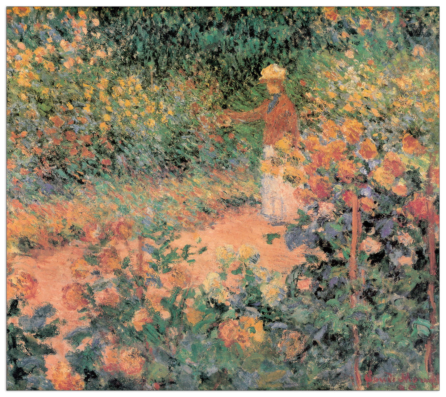 Garden In Giverny cm 140x124