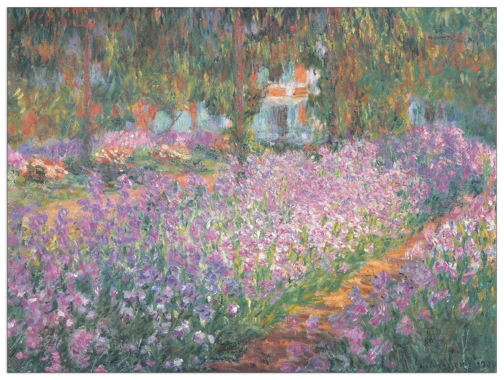 Jardin A Giverny cm 100x75