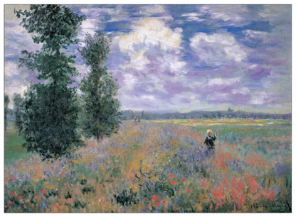 Les Coquelicots Environs d'Argenteuil cm 100x73